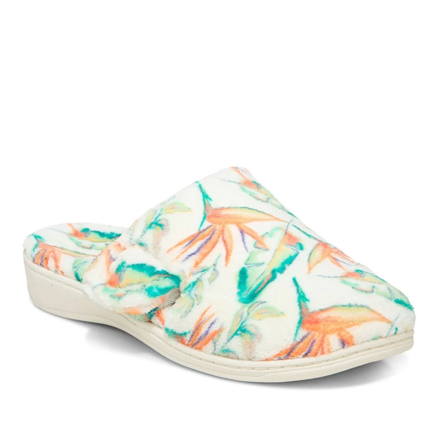 VIONIC Women's Gemma Mule Slipper II - Comfortable Slide Sandals for Women