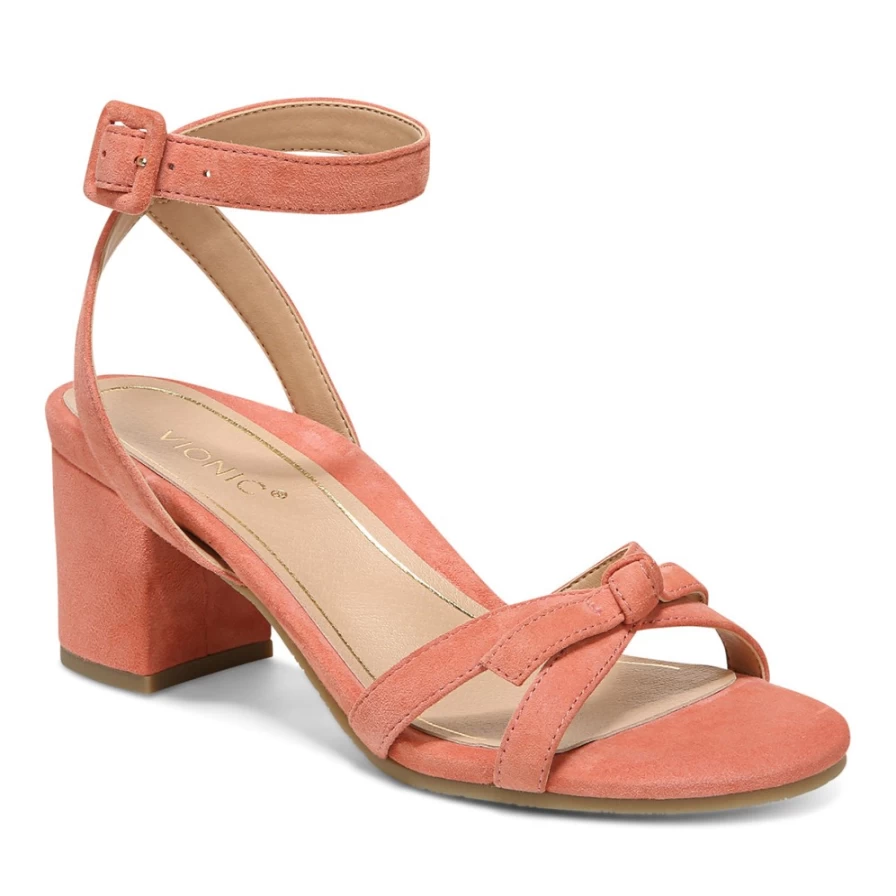 VIONIC Women's Rosabel Heeled Sandal - Comfortable & Stylish Summer Shoes