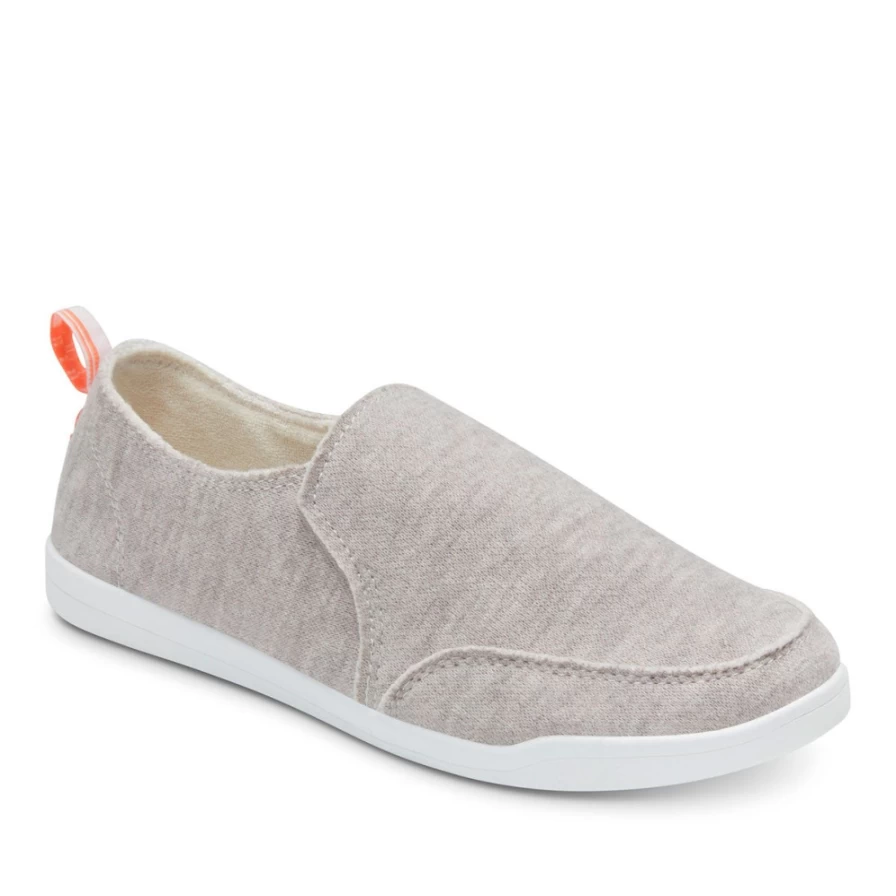 VIONIC Women's Light Grey Jersey Malibu Slip-On Shoes