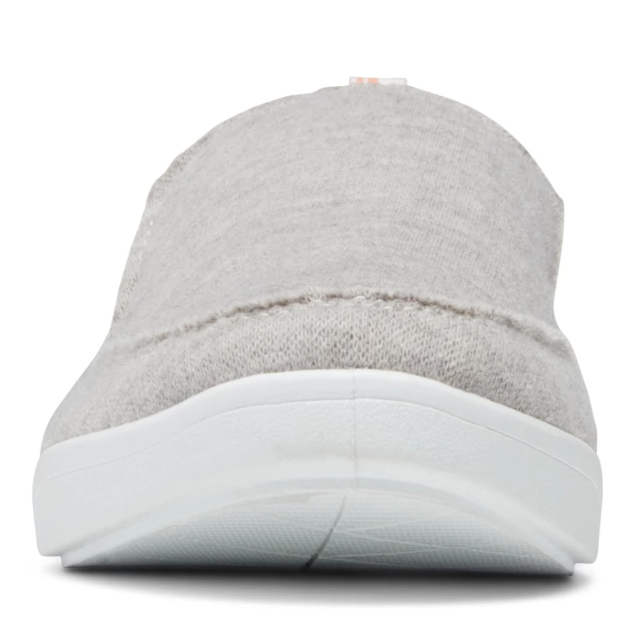VIONIC Women's Light Grey Jersey Malibu Slip-On Shoes