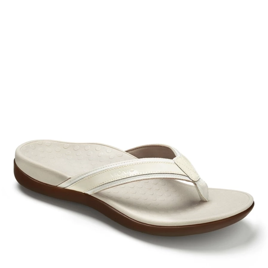 VIONIC Women's Tide II Toe Post Sandal - Comfortable & Supportive Footbed