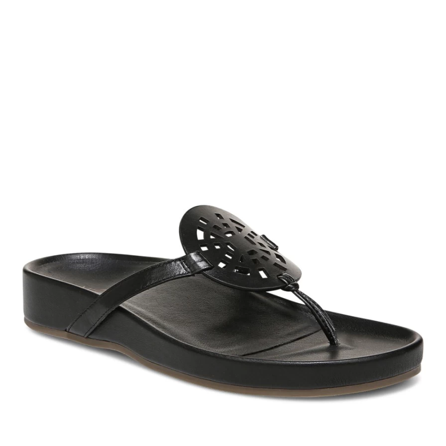 VIONIC Women's Solari Comfort Toe Post Sandals - Arch Support & Cushioned Footbed
