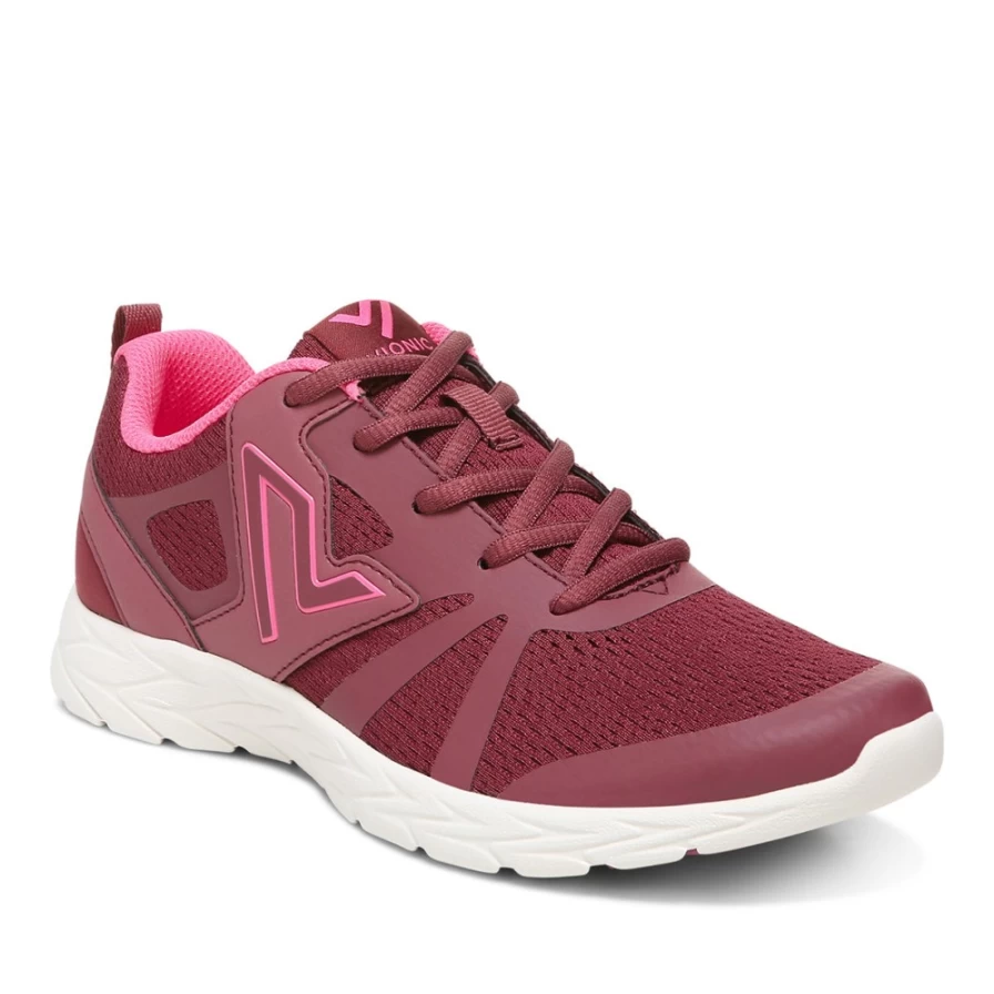 VIONIC Women's Miles Active Sneaker Wide Width Comfortable Walking Shoes