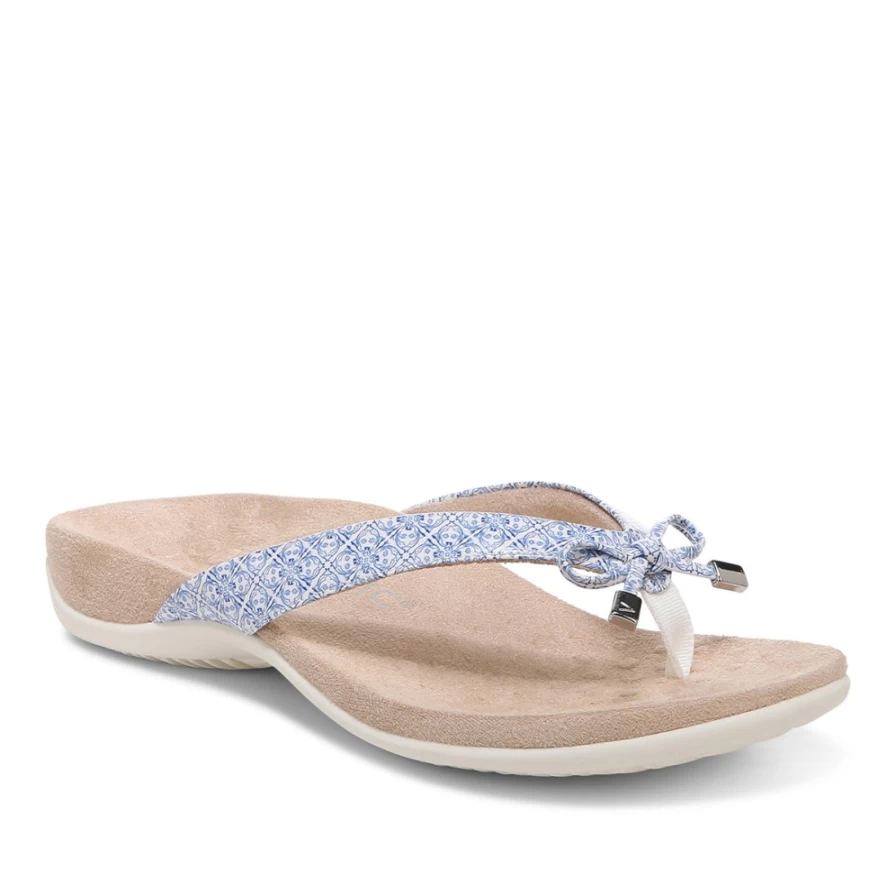VIONIC Women's Bella Comfortable Toe-Post Sandals for Arch Support