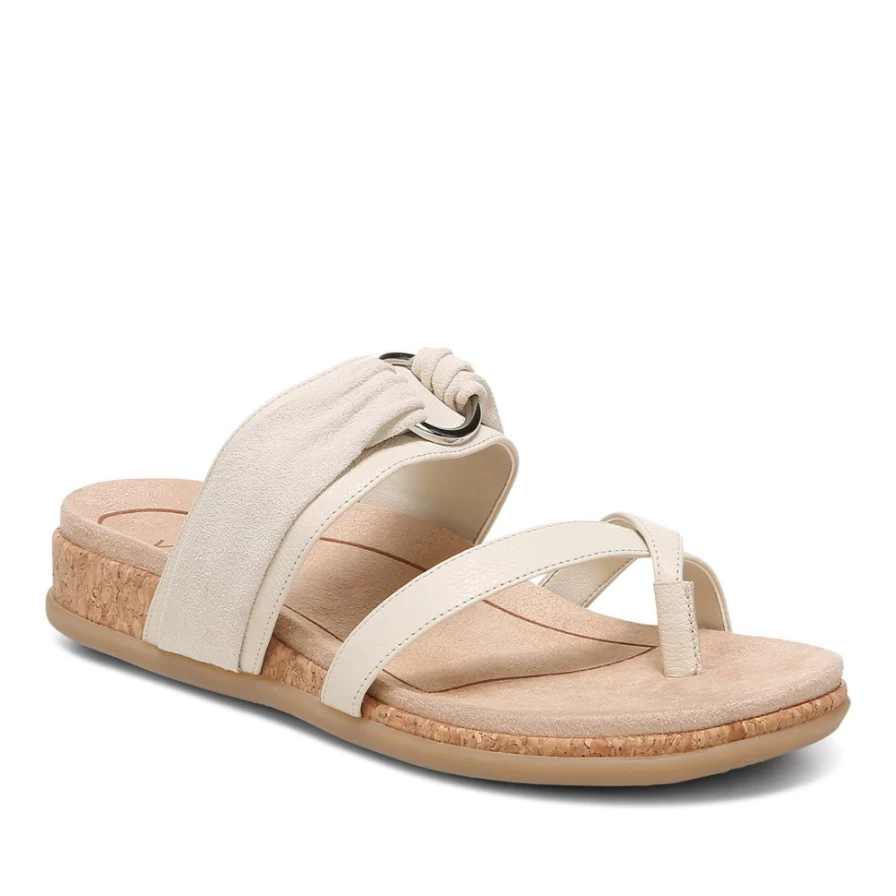 VIONIC Women's Landyn Comfort Slide Sandals – Supportive & Stylish Footbed Slides