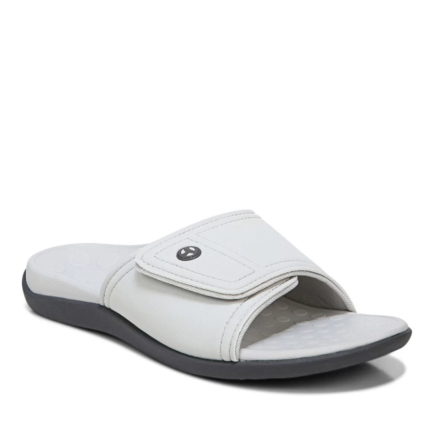 VIONIC Women's Kiwi Slide Sandals – Comfortable Arch Support Summer Casual Footwear