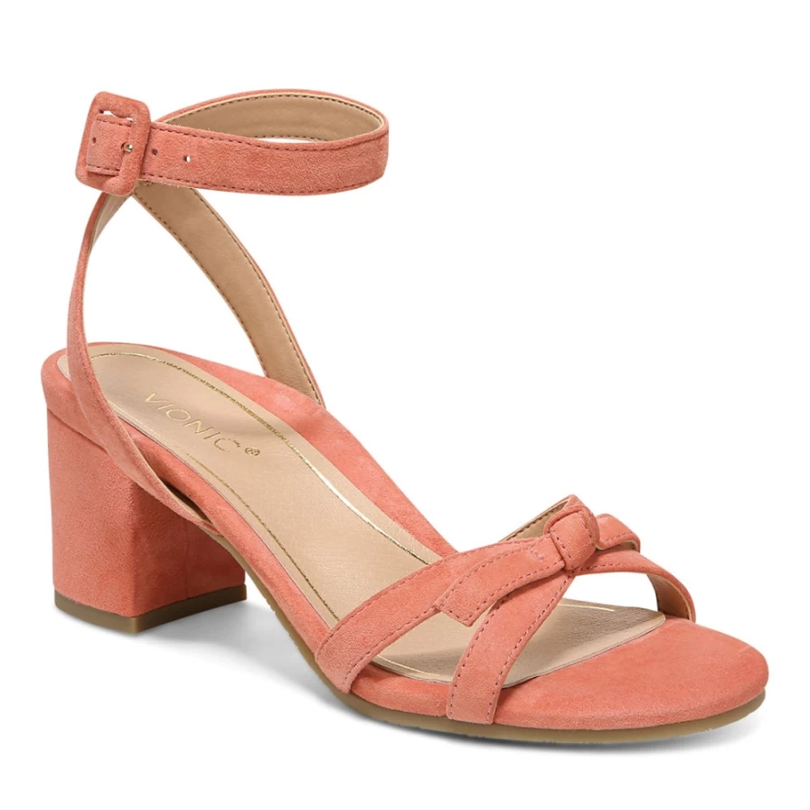 VIONIC Women's Rosabel Heeled Sandal - Comfortable & Stylish Summer Shoes