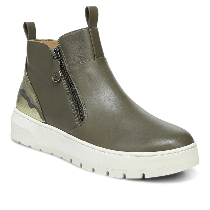 VIONIC Women's Brinkely Bootie Comfortable Ankle Boots for Style and Support