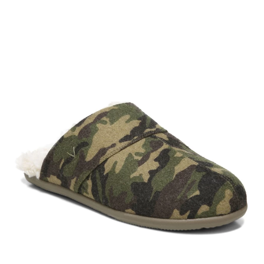 VIONIC Men's Alfons Mule Slippers – Comfortable Slide Shoes for Men