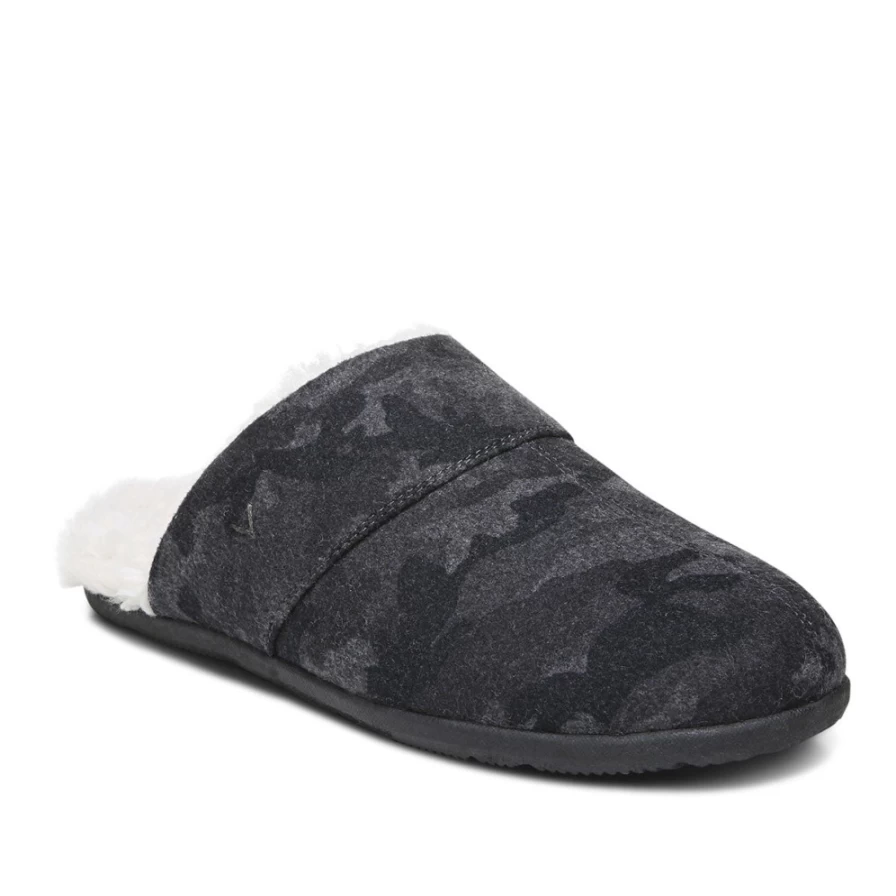 VIONIC Men's Alfons Mule Slippers – Comfortable Slide Shoes for Men