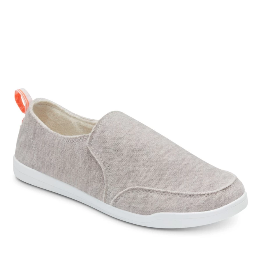 VIONIC Women's Light Grey Jersey Malibu Slip-On Shoes
