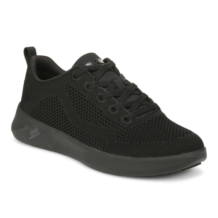 VIONIC Women's Arrival Sneakers in Black/Black - Comfortable & Stylish Walking Shoes