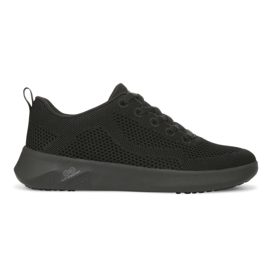 VIONIC Women's Arrival Sneakers in Black/Black - Comfortable & Stylish Walking Shoes