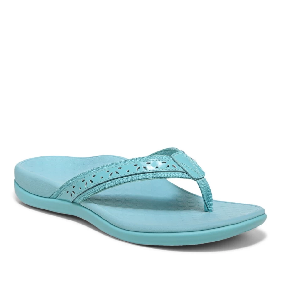 VIONIC Women's Casandra III Toe Post Sandals - Comfortable & Stylish Foot Support