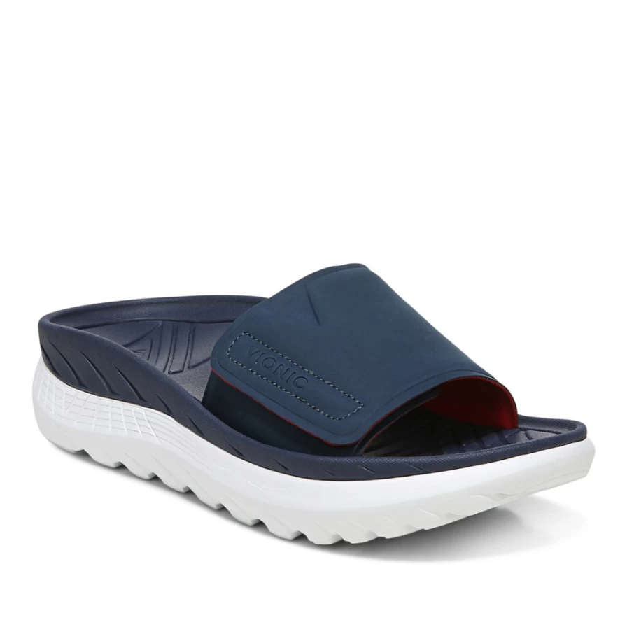 VIONIC Men's Rejuvenate Recovery Sandals – Orthotic Support & Comfort for Foot Pain Relief