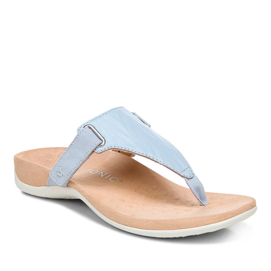 VIONIC Women's Wanda Comfort T-Strap Sandals for Arch Support