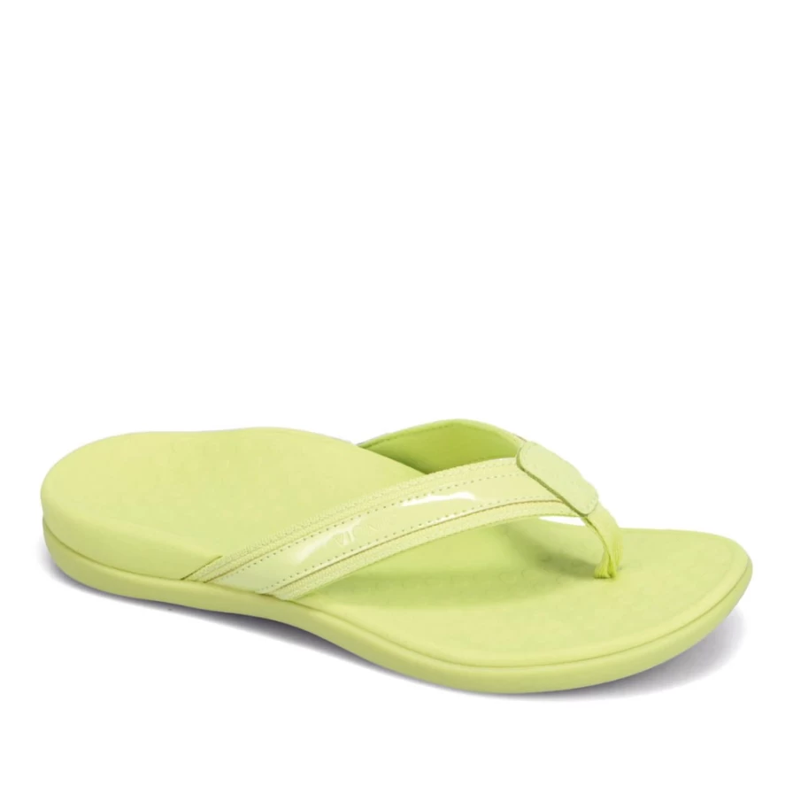 VIONIC Women's Tide II Toe Post Sandal III - Comfortable Arch Support Flip Flops