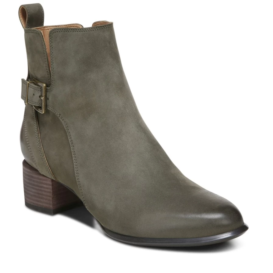 VIONIC Women's Sienna Waterproof Booties – Slip-Resistant Comfortable Ankle Boots for All-Day Wear
